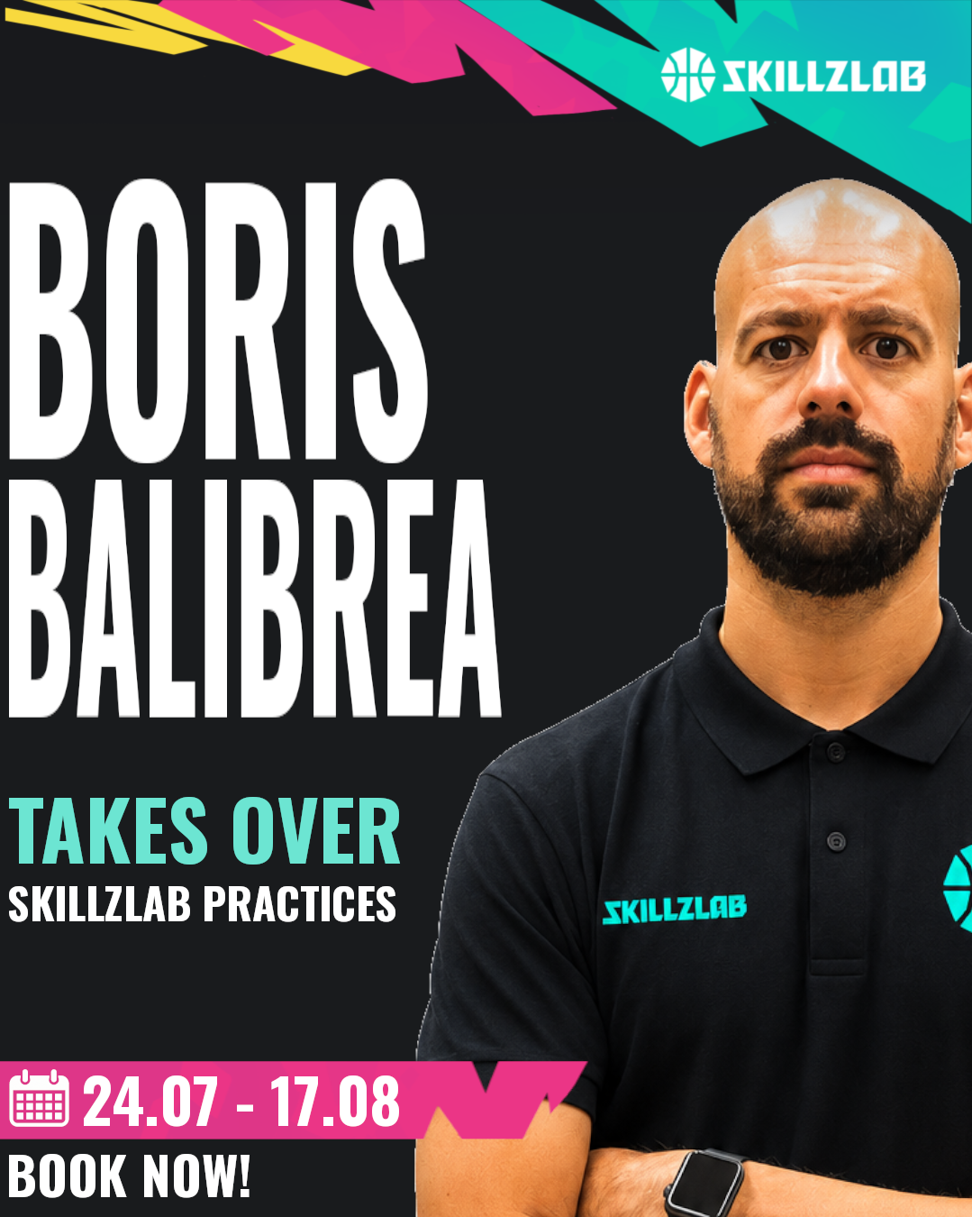 Träna med Boris Balibrea – basketträning för ungdomar med en tvåfaldig Årets coach i SBL